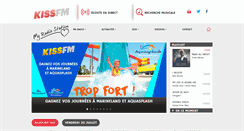 Desktop Screenshot of kissfm.fr