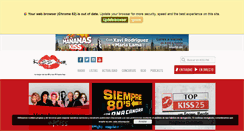 Desktop Screenshot of kissfm.es